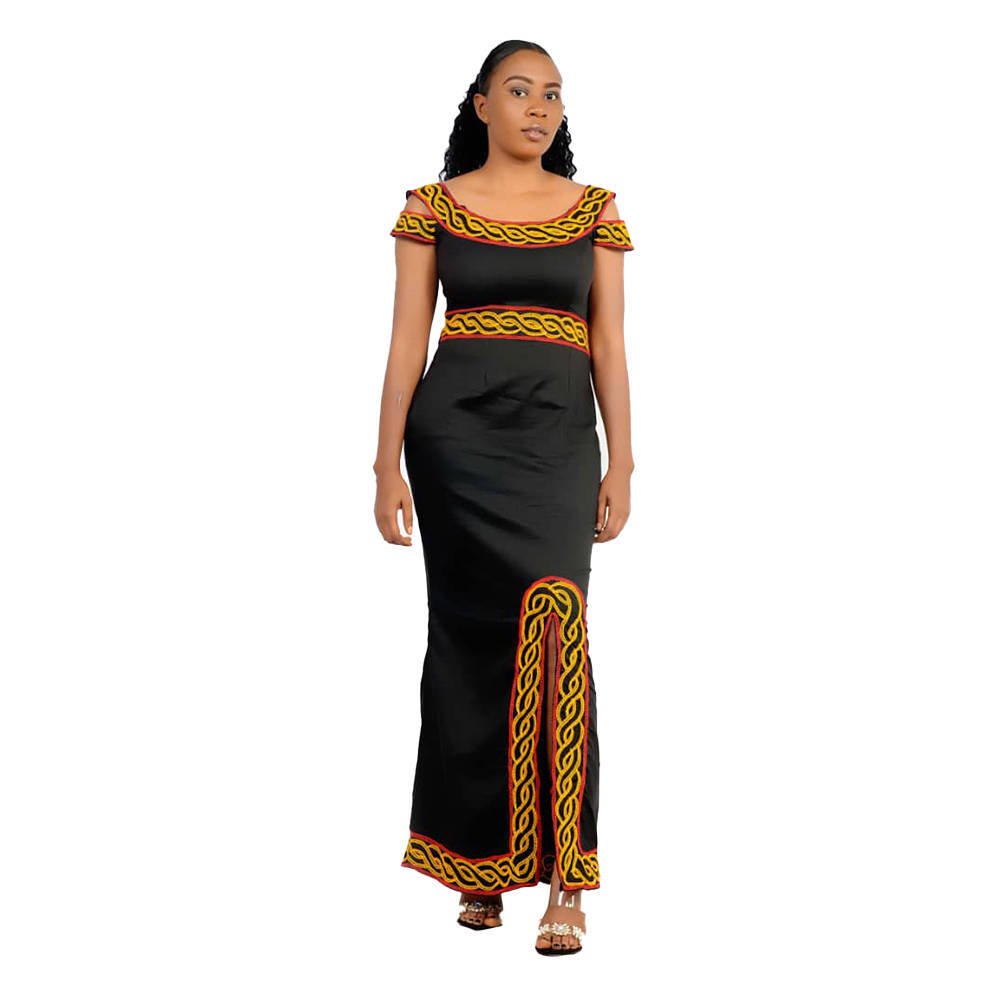 Bamenda Bead-Embellished Dress